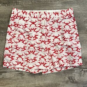 Stella McCartney Red and White Shorts EU Size 42 Large